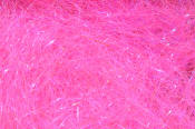 Hareline Dubbin Ice Dub-UV FL Hot Pink