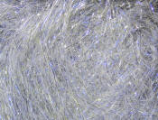 Hareline Dubbin Ice Wing Fiber-UV Silver