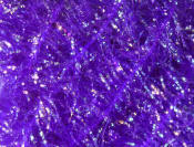 Hareline Dubbin Krystal Flash Chenille-Purple