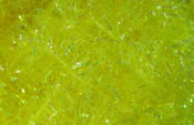 Hareline Dubbin Krystal Flash Chenille-Yellow