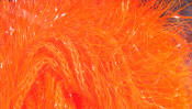 Hareline Dubbin Krystal Hackle Chenille-Fl Orange