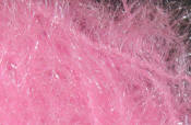 Hareline Dubbin Krystal Hackle Chenille-Bonefish Pink