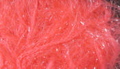 Hareline Dubbin Krystal Hackle Chenille-Shrimp Pink