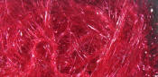 Hareline Dubbin Krystal Hackle Chenille-Claret