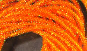 Hareline Dubbin Pearl Core Braid-Orange