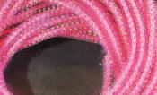 Hareline Dubbin Pearl Core Braid-Pink