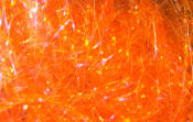 Hareline Dubbin UV Polar Chenille-Hot Orange