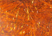 Hareline Dubbin Polar Flash Reflector Chenille-Hot Orange