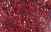 Hareline Dubbin Polar Flash Reflector Chenille-Blood Red