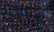 Hareline Dubbin Speckled Crystal Chenille-Midnight Fire