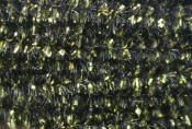 Hareline Dubbin Speckled Crystal Chenille-Gold Black