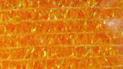 Hareline Dubbin Solid & Krystal Tinsel Chenille-Hot Orange
