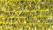 Hareline Dubbin Solid & Krystal Tinsel Chenille-Gold