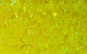 Hareline Dubbin Solid & Krystal Tinsel Chenille-Yellow