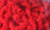 Hareline Dubbin-Wormille Chenille-Blood Red