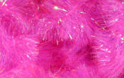 Hareline Dubbin Frizzle Chenille-UV Hot Pink