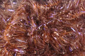 Hareline Dubbin Frizzle Chenille-UV Brown