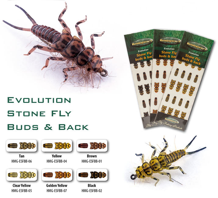 Hemmingway Stonefly Evolution Buds & Backs