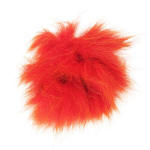 Wapsi Arctic Fox Fur Patch-Fl Fire Orange
