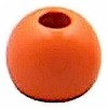 Wapsi Painted Brass Beads-Fl Fire Orange