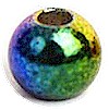 Wapsi Painted Brass Beads-Rainbow