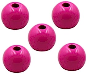 Wapsi Painted Brass Beads-Fl Pink