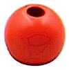 Wapsi-Painted Cyclops Beads-Red