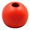 Wapsi-Painted Cyclops Beads-Red