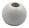 Wapsi Painted Cyclops Beads-White