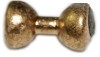 Wapsi Painted Dumbbell Eyes-Gold