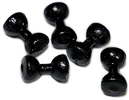 Wapsi Painted Dumbbell Eyes-Black