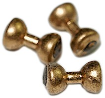 Wapsi Painted Dumbbell Eyes-Gold