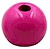 Wapsi Painted Tungsten Bomb Beads-Fl Pink