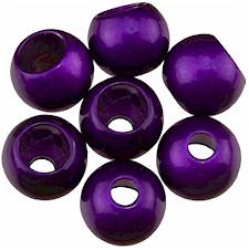 Wapsi Painted Tungsten Bomb Beads-Metallic Purple
