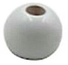 Wapsi Painted Tungsten Bomb Beads-White