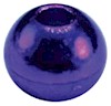Wapsi Painted Tungsten Bomb Beads-Metallic Purple