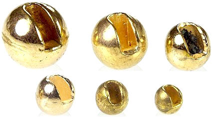 Wapsi Slotted Tungsten Bead-Gold