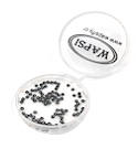 Wapsi Tungsten Bomb Beads-100 Pack-Black Nickel