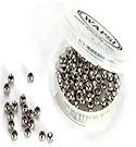 Wapsi Tungsten Bomb Beads-100 Pack-Nickel