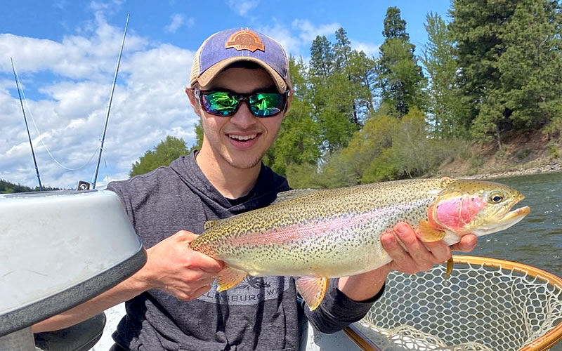 Dom Singh & Giant Yakima River Rainbow