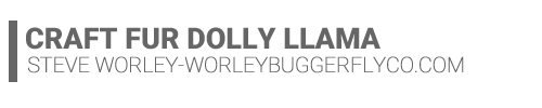 Craft Fur Dolly Llama-Steve Worley-Worley Bugger Fly Co