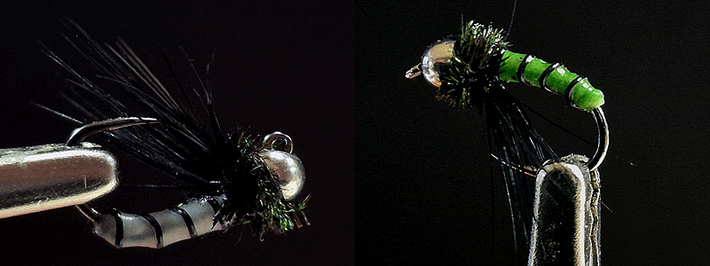 Junk Yard Dog-Tan & Green Caddis Worm