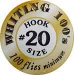 Whiting 100 Saddle Hackle Size 20