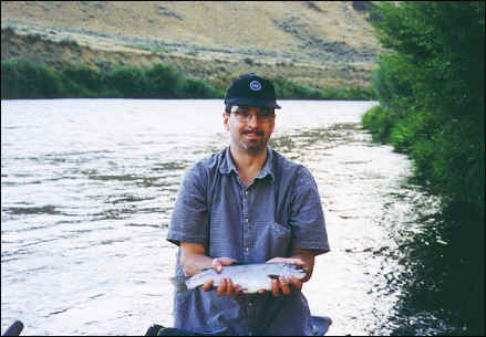 Brian and well fed Yakima Rainbow