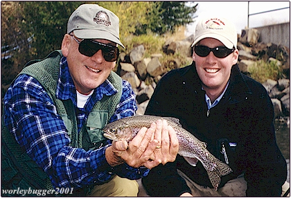 Bob & Mark....Pro-Golfers Turned Fly Fishermen!