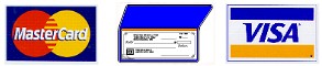 We Accept Visa, MasterCard Or Your Personal Check