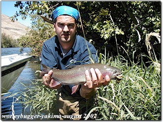 Derick Fergus & Healthy Yakima River Rainbow