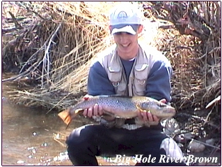 Luke And His First Brown Trout....Wicked!