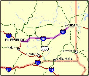 Spokane To Ellensburg