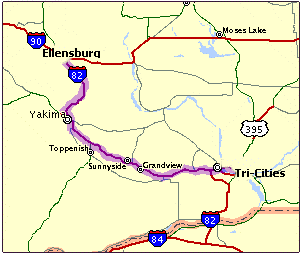 Tri-Cities To Ellensburg